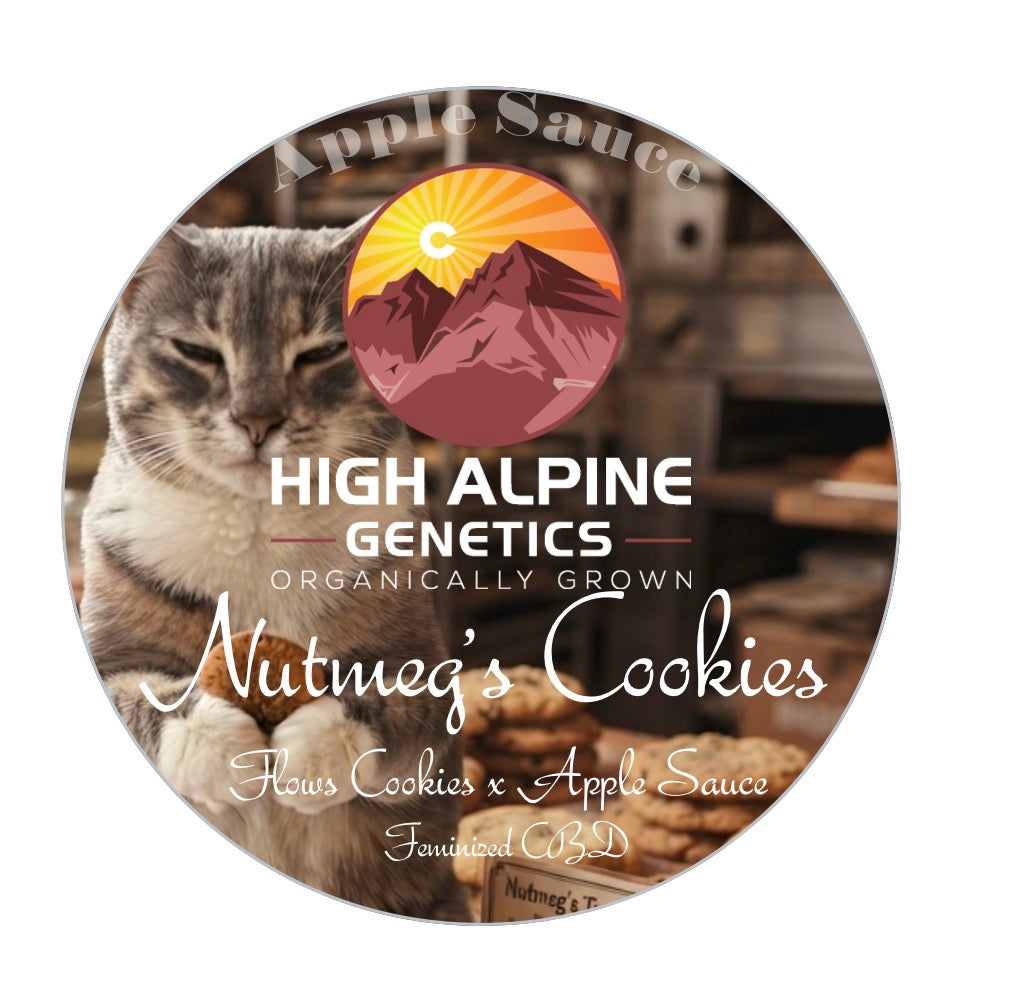 Nutmeg’s Cookies Feminized Type 3 CBD Seeds (Apple Sauce Line)