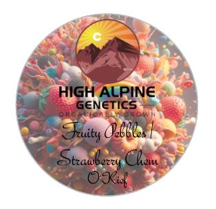 Fruity Pebbles / Strawberry Chem Kief 1 Gram