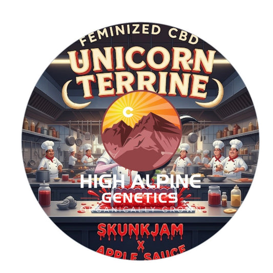 Unicorn Terrine (Apple Sauce Feminized Type 3 CBD )
