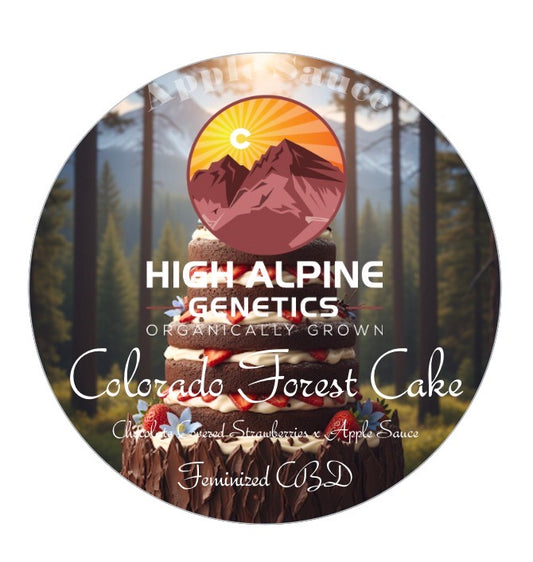 Colorado Forest Cake Type 3 CBD (Apple Sauce Line)