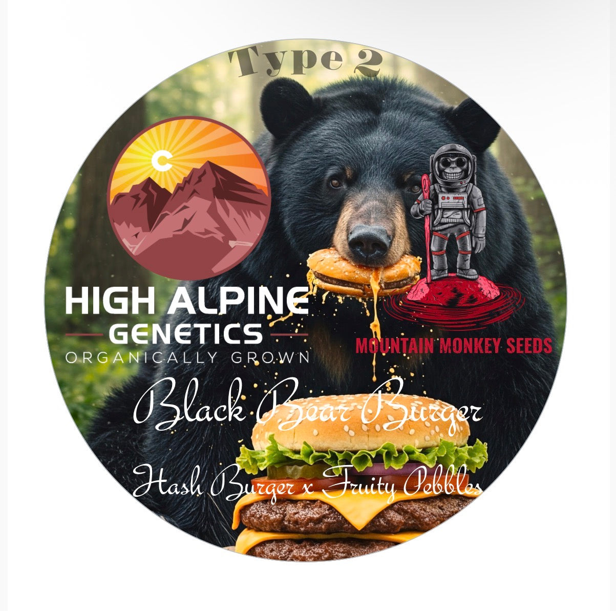 Black Bear Burger 10 Feminized Type 2 Seeds