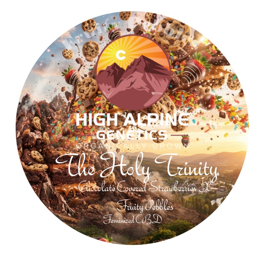 The Holy Trinity Feminized Type 3 CBD Seeds (Fruity Pebbles Line) Not Available for Monster Mash