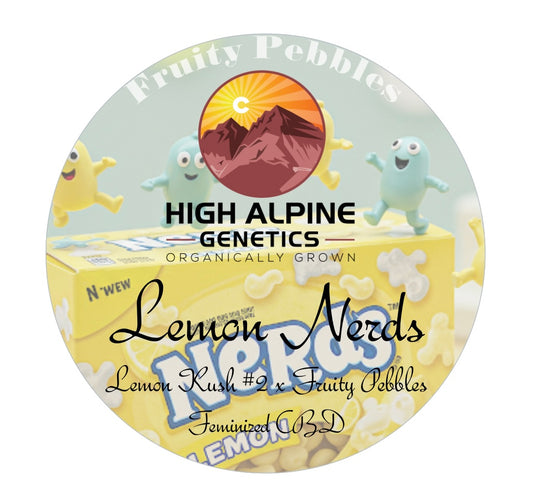 Lemon Nerds Feminized Type 3 CBD Seeds (Fruity Pebbles Line)