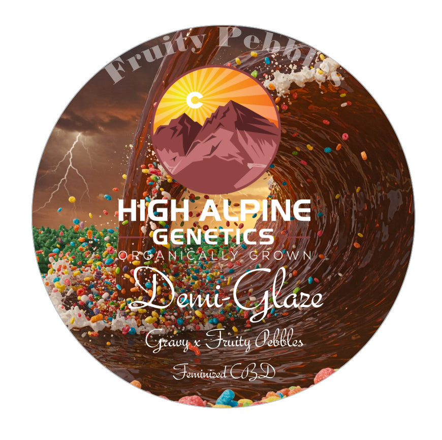 Demi-Glaze Feminized Type 3 CBD Seeds (Fruity Pebbles Line)