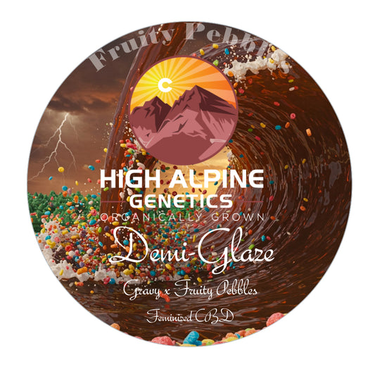 Demi-Glaze Feminized Type 3 CBD Seeds (Fruity Pebbles Line)
