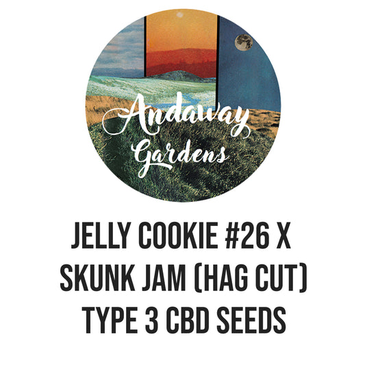Jelly Cookie #26 X Skunk Jam (High Alpine Genetics cut) Type 3 Seed