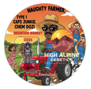Naughty Farmer 20 Feminized Seeds (Chem Dozi Line Type 1)