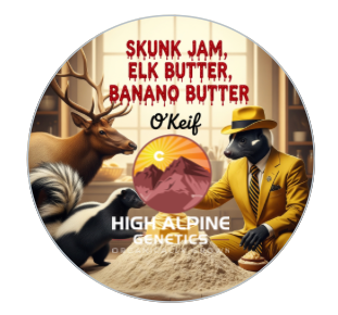 Skunk Jam Banano Butter Elk Butter Kief 1 Gram